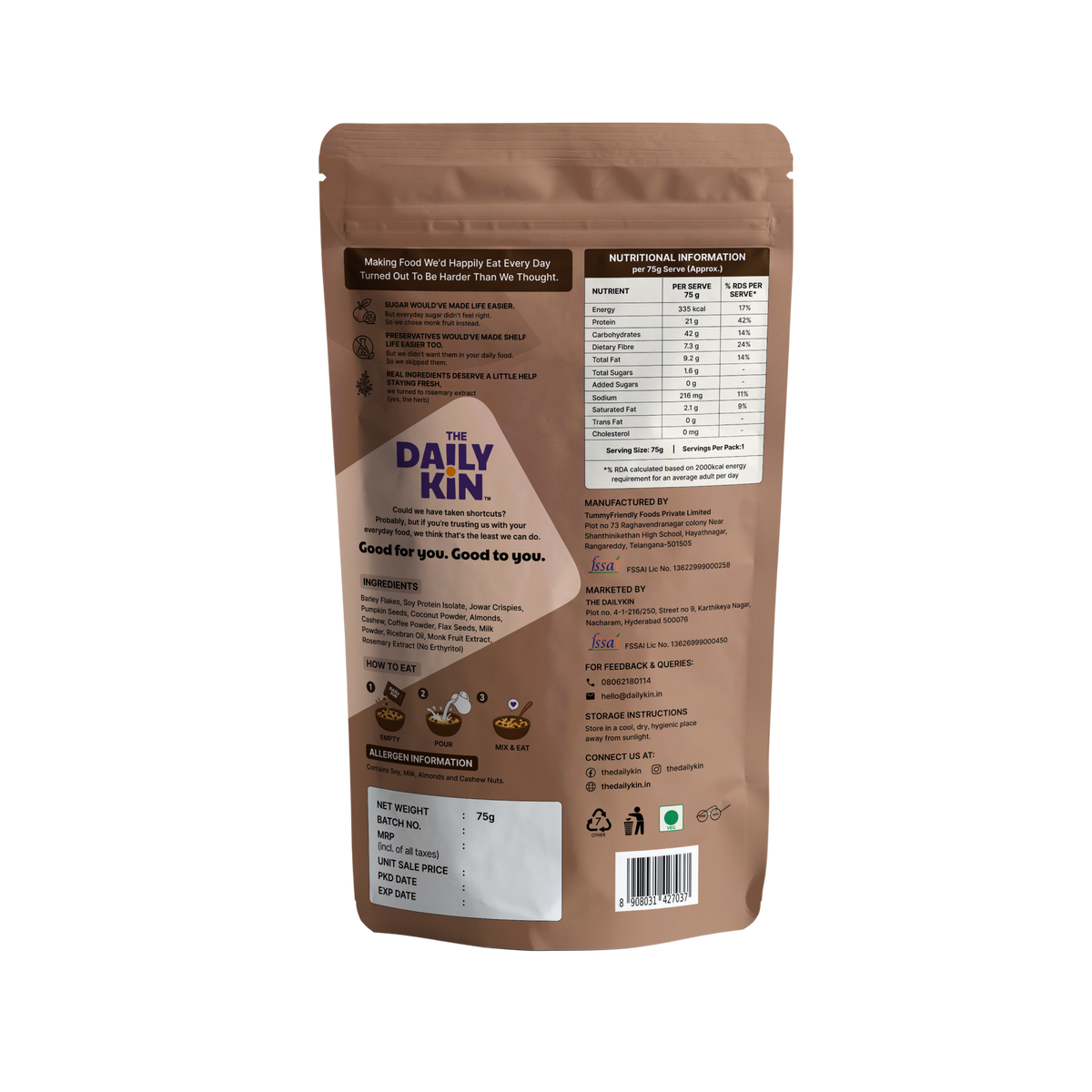 Barley Powerbowl - Coffee
