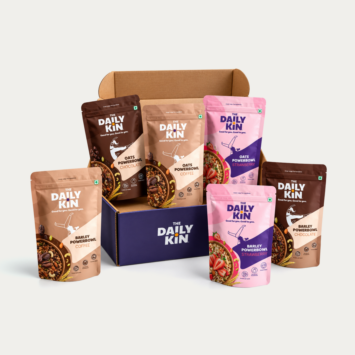 Assorted Oats & Barley Powerbowl – Pack of 6